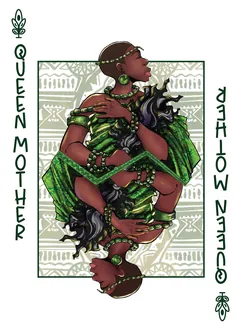 Green Queen Mother card